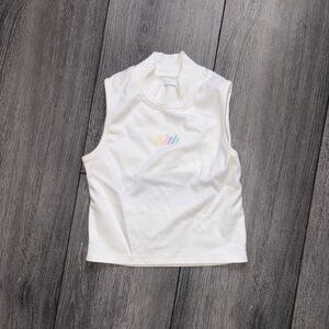 Kith Kids White Top with Colorful Logo